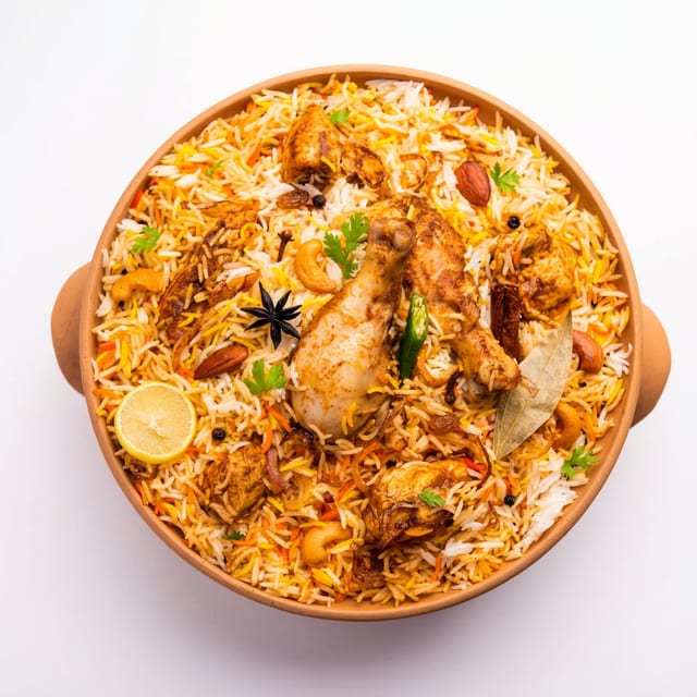Chicken Dum Biryani.