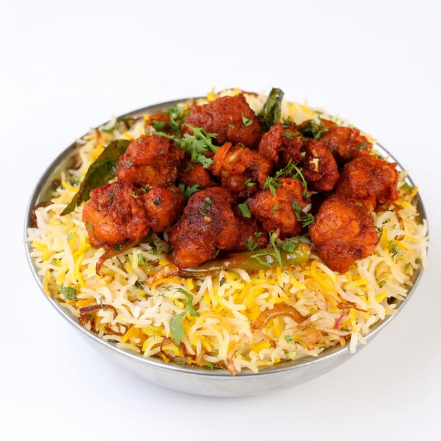 Vijayawada Boneless Chicken Biryani.
