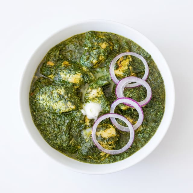 Palak Chicken.
