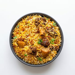 Hyderabadi Mutton(Goat) Dum Biryani